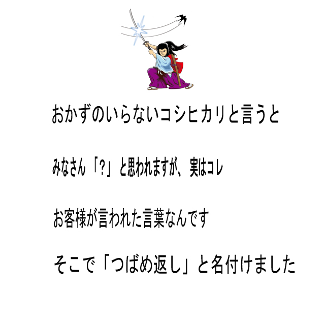 おかずのいらないコシヒカリ